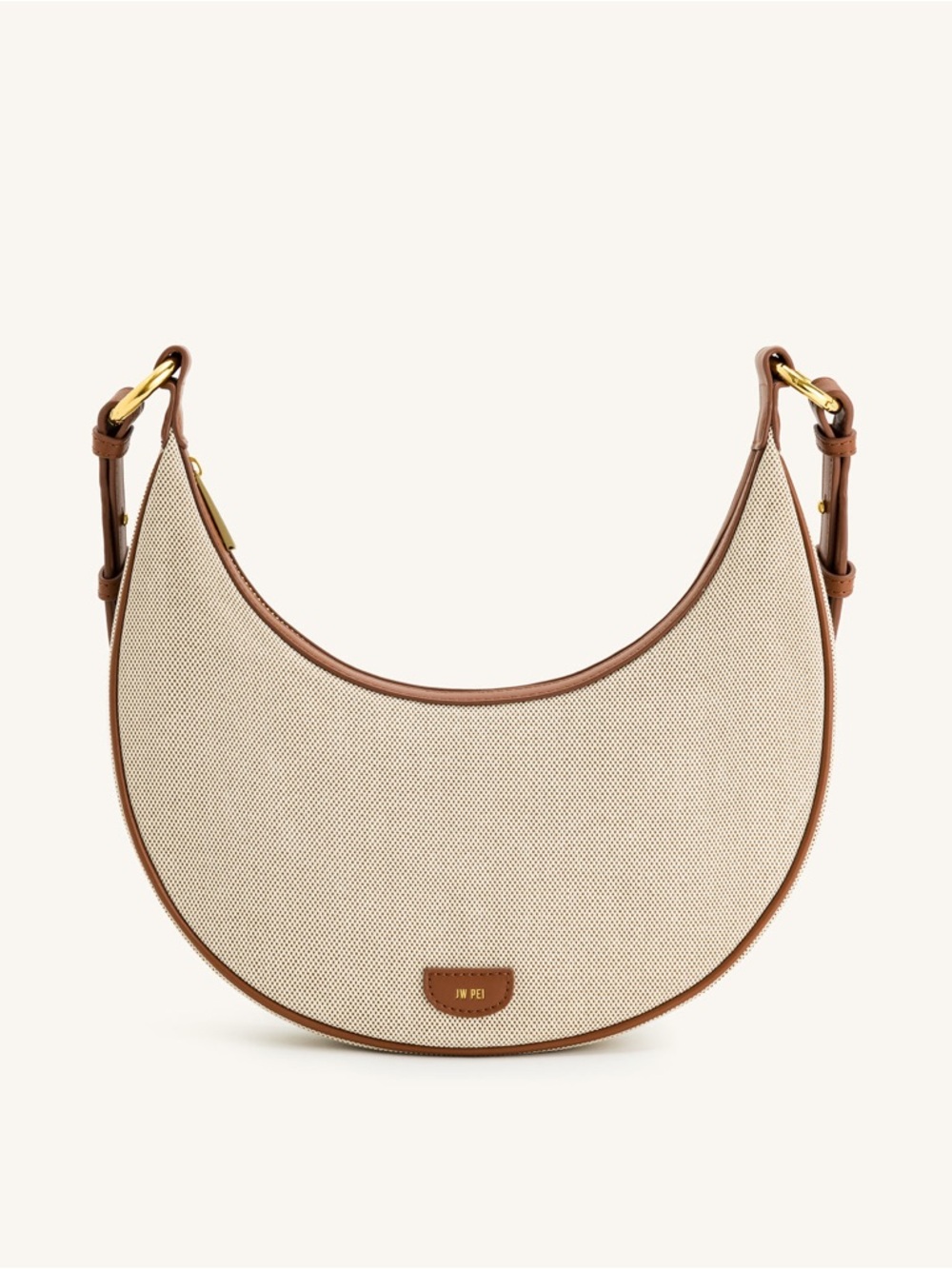JW PEI Brown and Cream Handbag Boho Shoulder Purse EUC - Picture 3 of 11